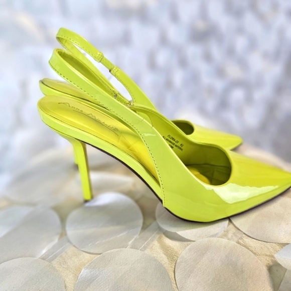 YELLOW CITRUS FLORA HIGH HEELS - Picture 3 of 6
